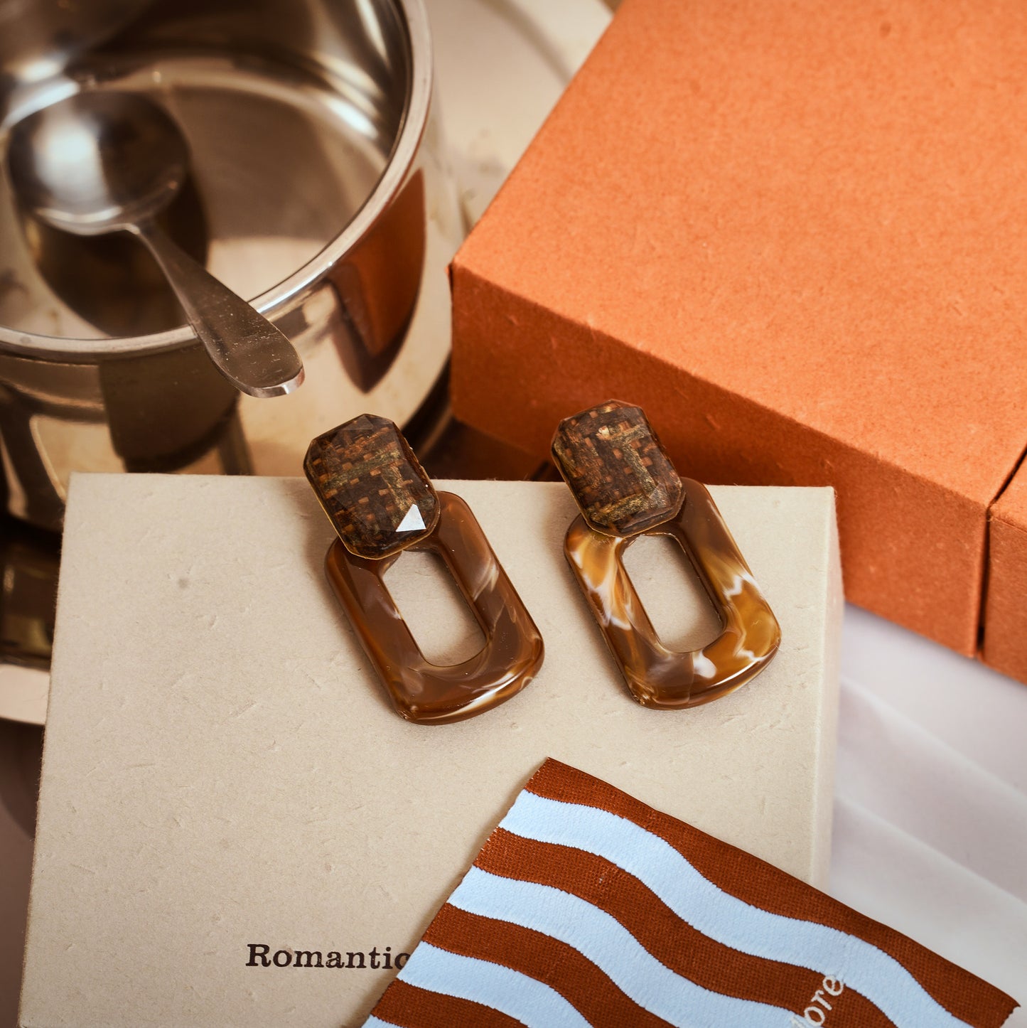 Kopiko Coffee Candy Earrings