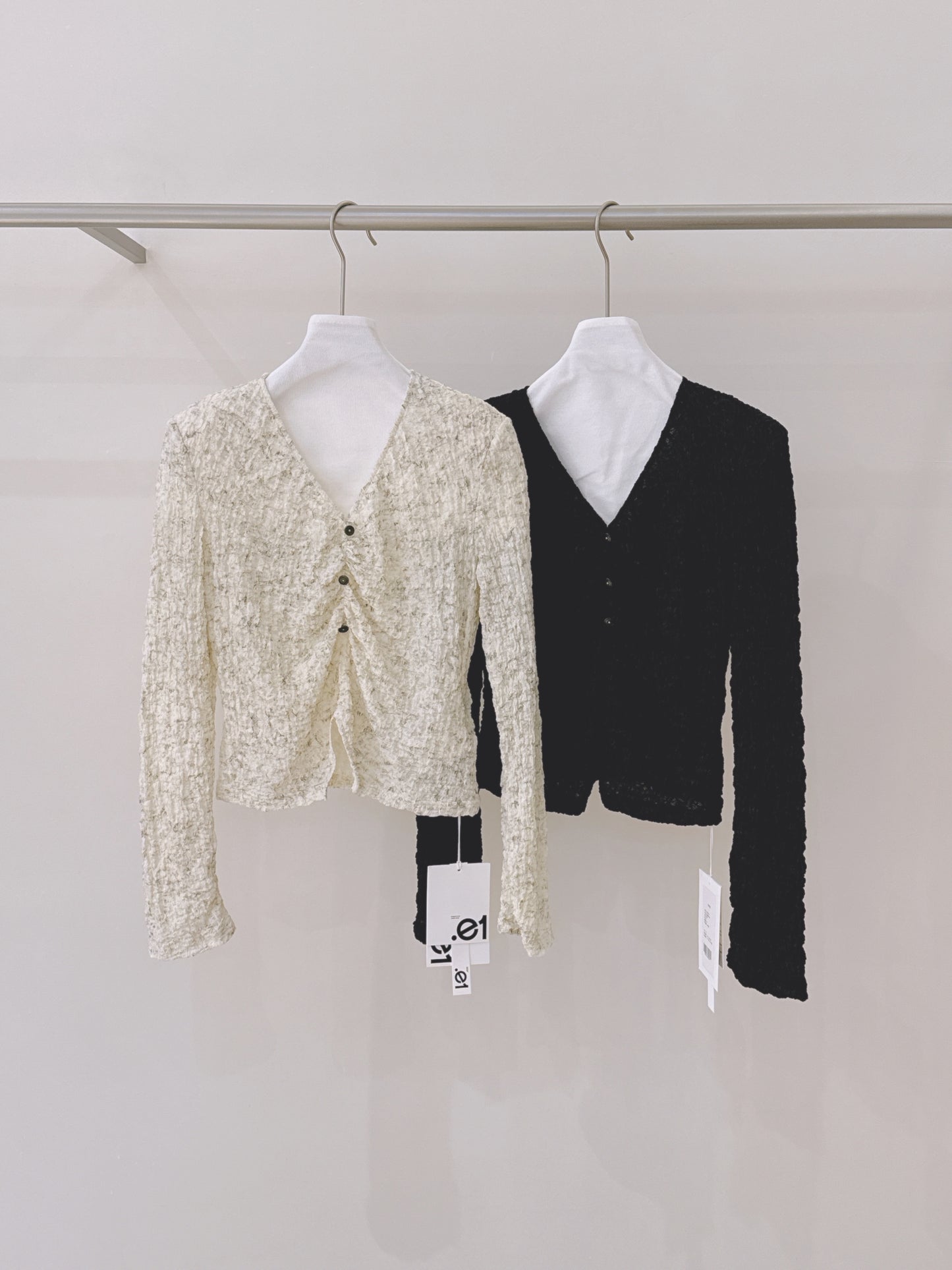 溫柔肌理玉墨小皺衫 Marble Bubble Crepe Top