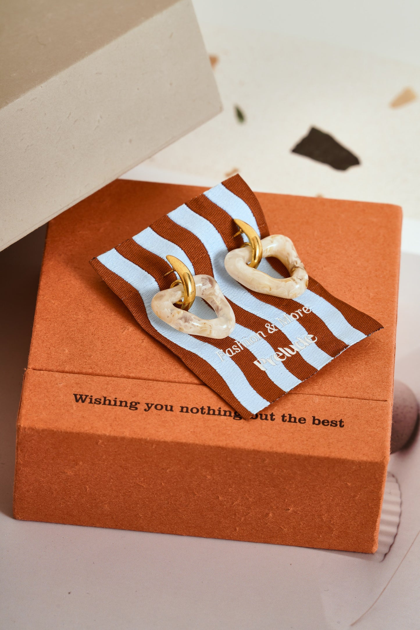 Raw Simit hanging in there Earrings
