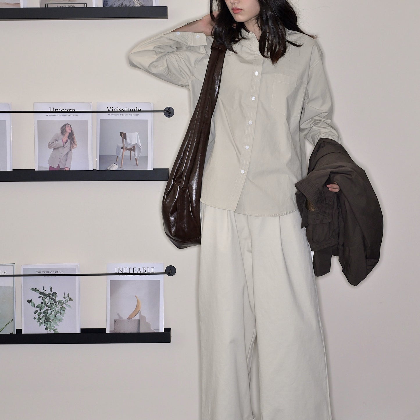 百搭舒爽隨性恤衫 Effortless Oversized Cotton Shirt