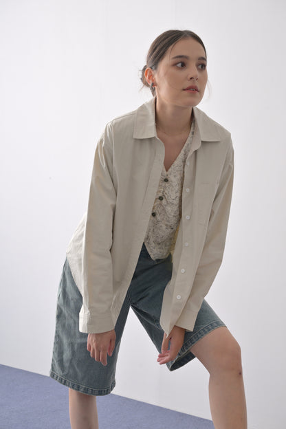 百搭舒爽隨性恤衫  Effortless Oversized Cotton Shirt